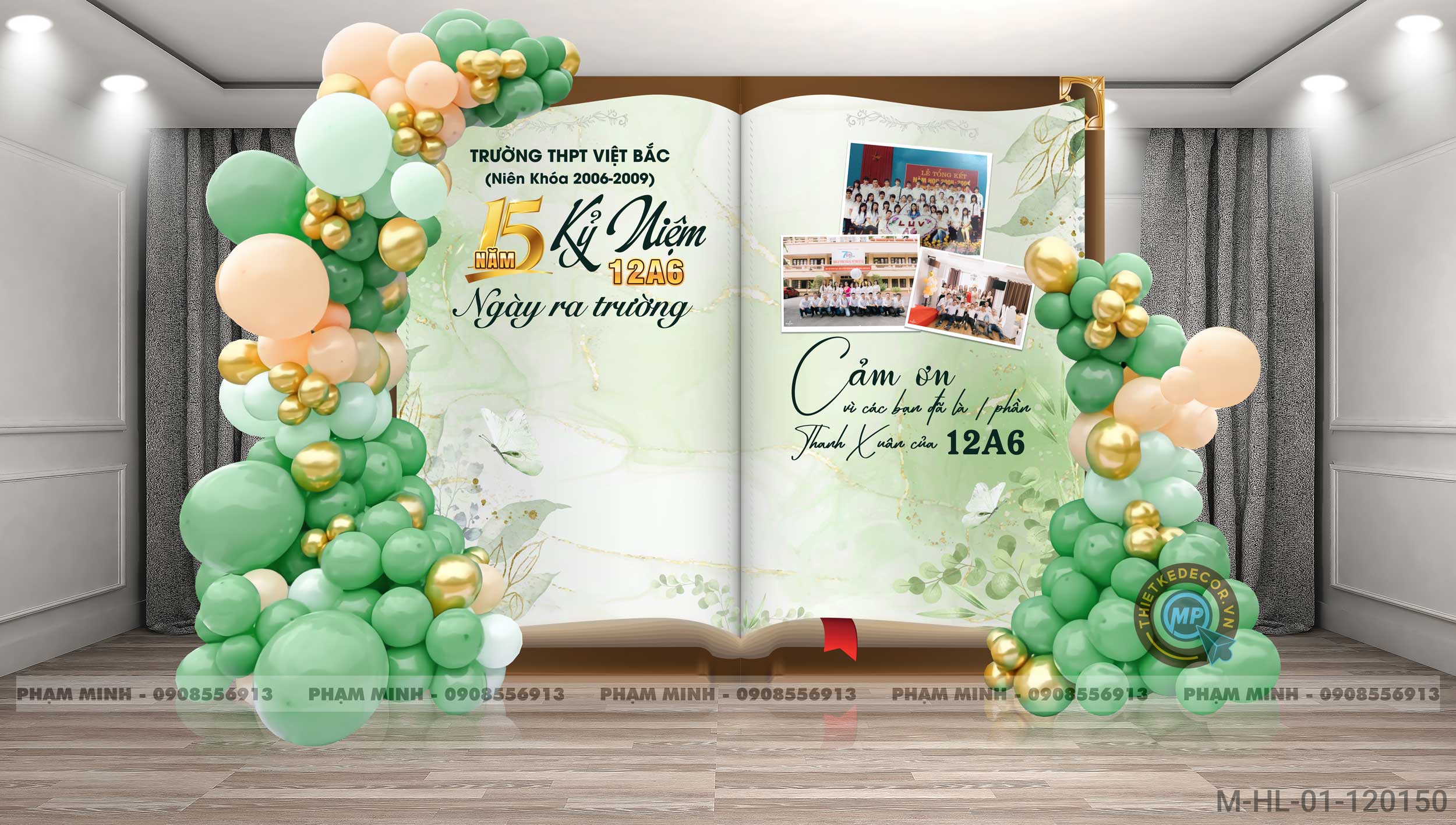 File thiết kế Background Họp lớp họp khóa kỷ niệm ngày trở về