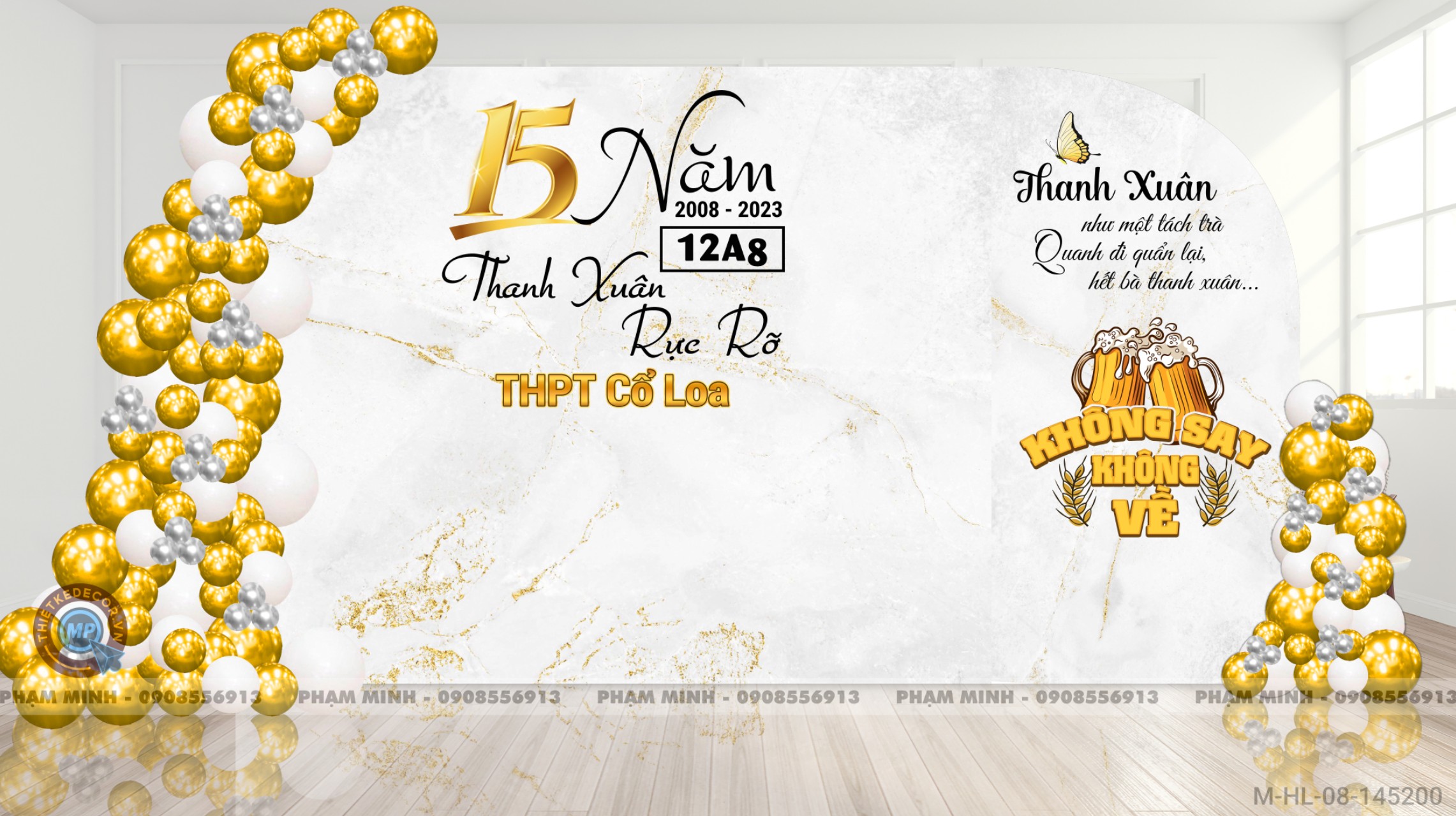 File thiết kế Background Họp lớp họp khóa kỷ niệm ngày trở về