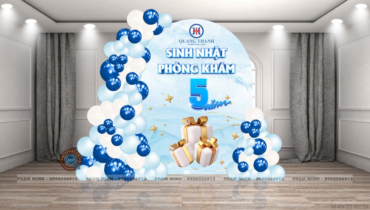 File thiết kế kỷ niệm thành lập phòng khám sang trọng hiện đại luxury