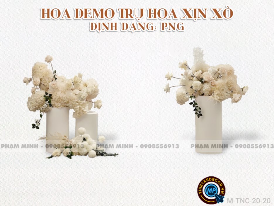 Trụ Hoa Demo Cưới Định dạng PNG tách nền.