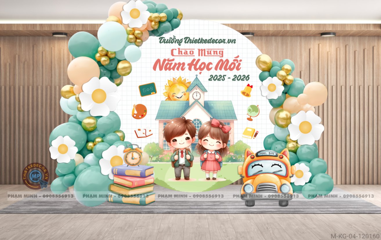 File thiết kế khai giảng chào mừng năm học mới Back to school