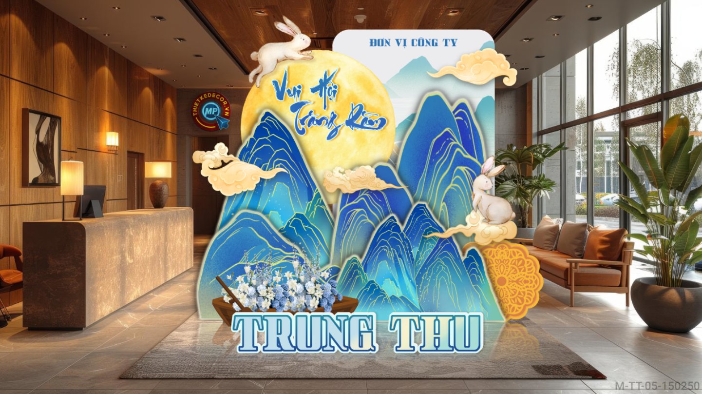 File thiết kế Trang trí Trung Thu Công ty, Chung cư, Nhà Hàng, Khách Sạn Sang trọng