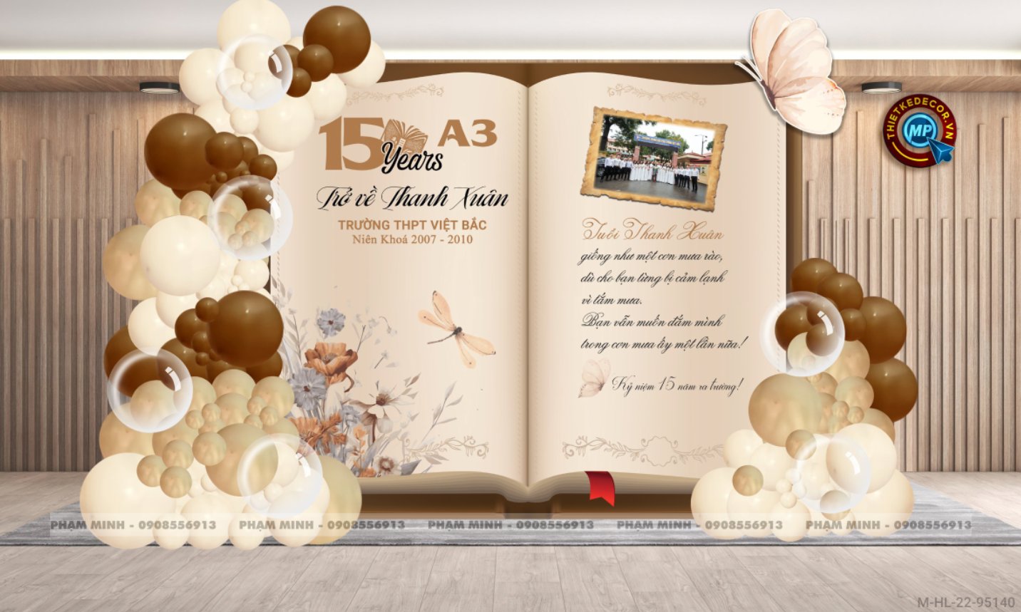 File thiết kế Background Họp lớp họp khóa kỷ niệm ngày trở về