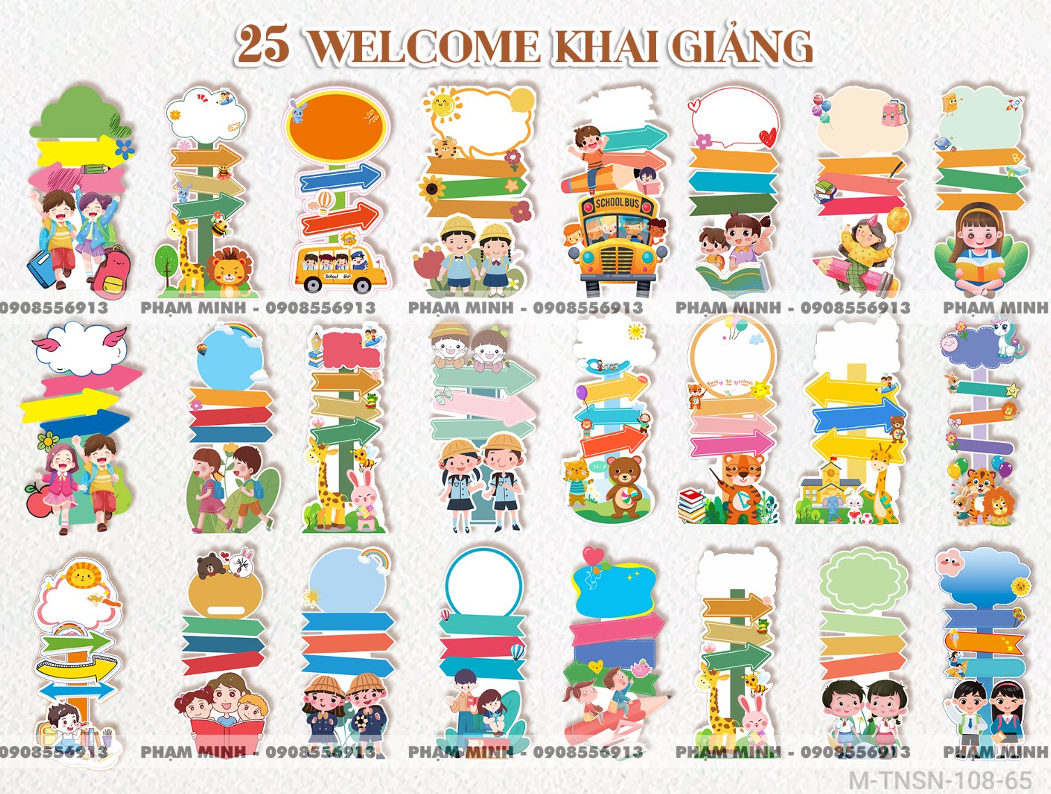 25 Welcome PNG khai giảng, học sinh mầm non tiểu học siêu đáng yêu dễ thương