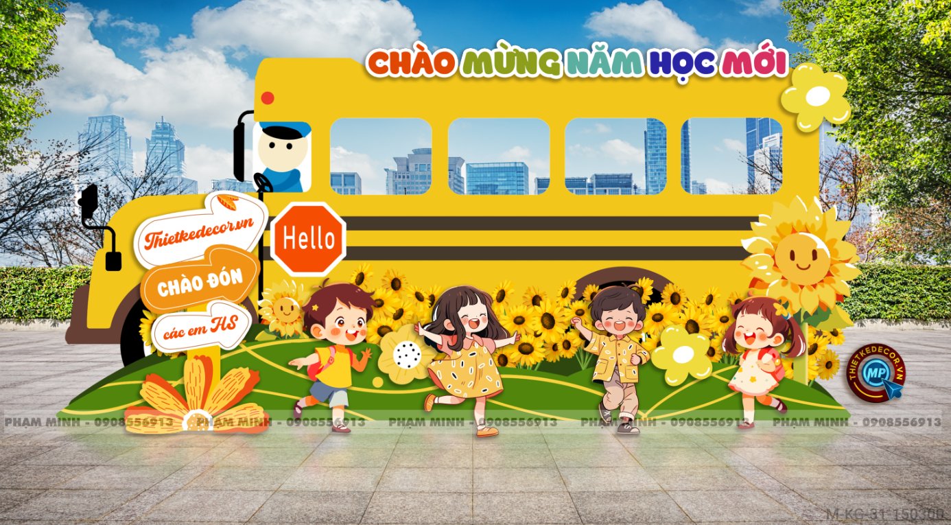 File thiết kế khung chụp ảnh khai giảng chào mừng năm học mới 2025 - 2026 sang trọng, dễ thương, đáng yêu