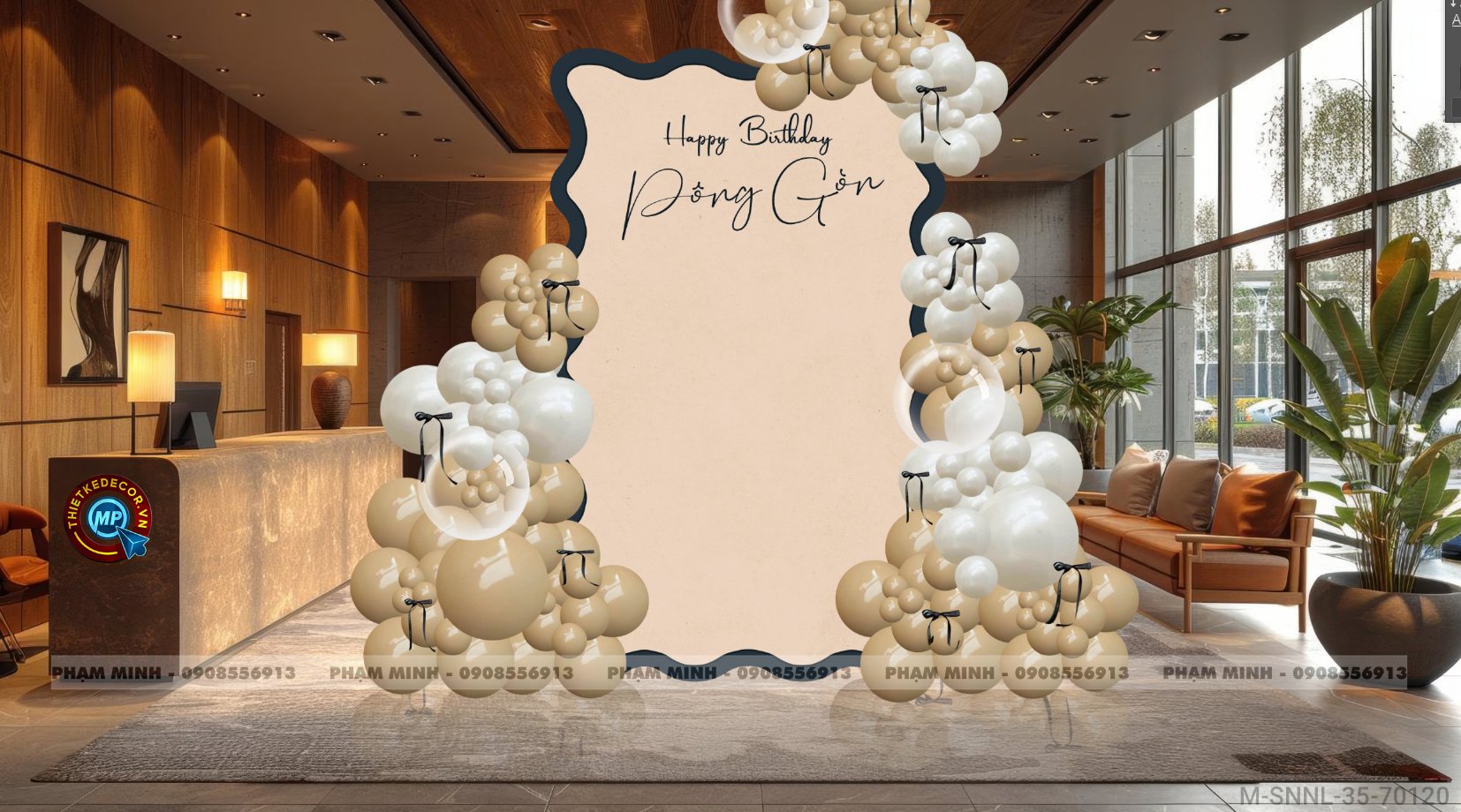 File thiết kế sinh nhật người lớn sang trọng đơn giản nhưng đẳng cấp