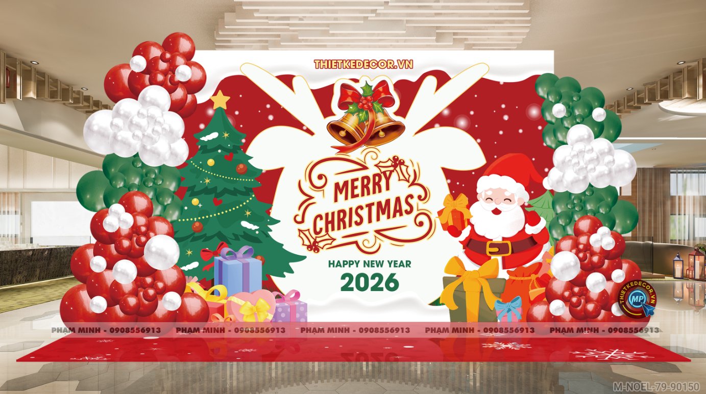 File thiết kế trang trí Giáng sinh Noel Merry Christmas decor cây thông Decor cho trường học, trung tâm mua sắm, chung cư, nhà hàng, khách sạn, quán cà phê...