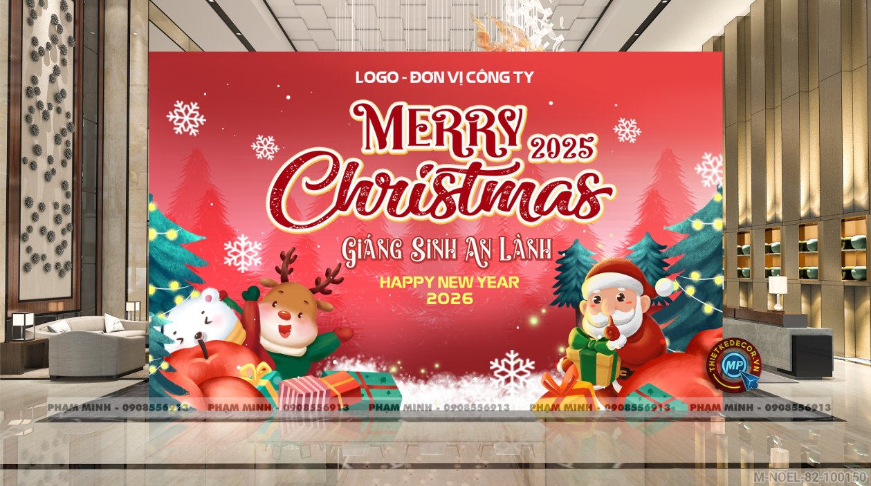 File thiết kế trang trí Giáng sinh Noel Merry Christmas decor cây thông Decor cho trường học, trung tâm mua sắm, chung cư, nhà hàng, khách sạn, quán cà phê...