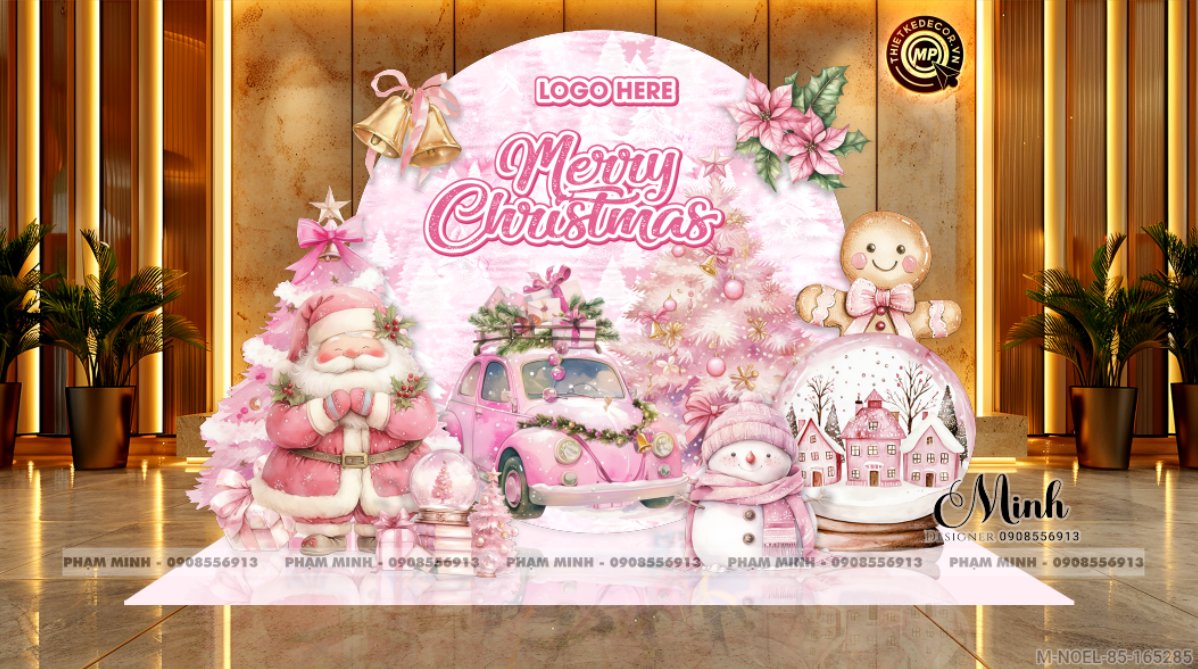File thiết kế trang trí Giáng sinh Noel Merry Christmas decor cây thông Decor cho trường học, trung tâm mua sắm, chung cư, nhà hàng, khách sạn, quán cà phê...