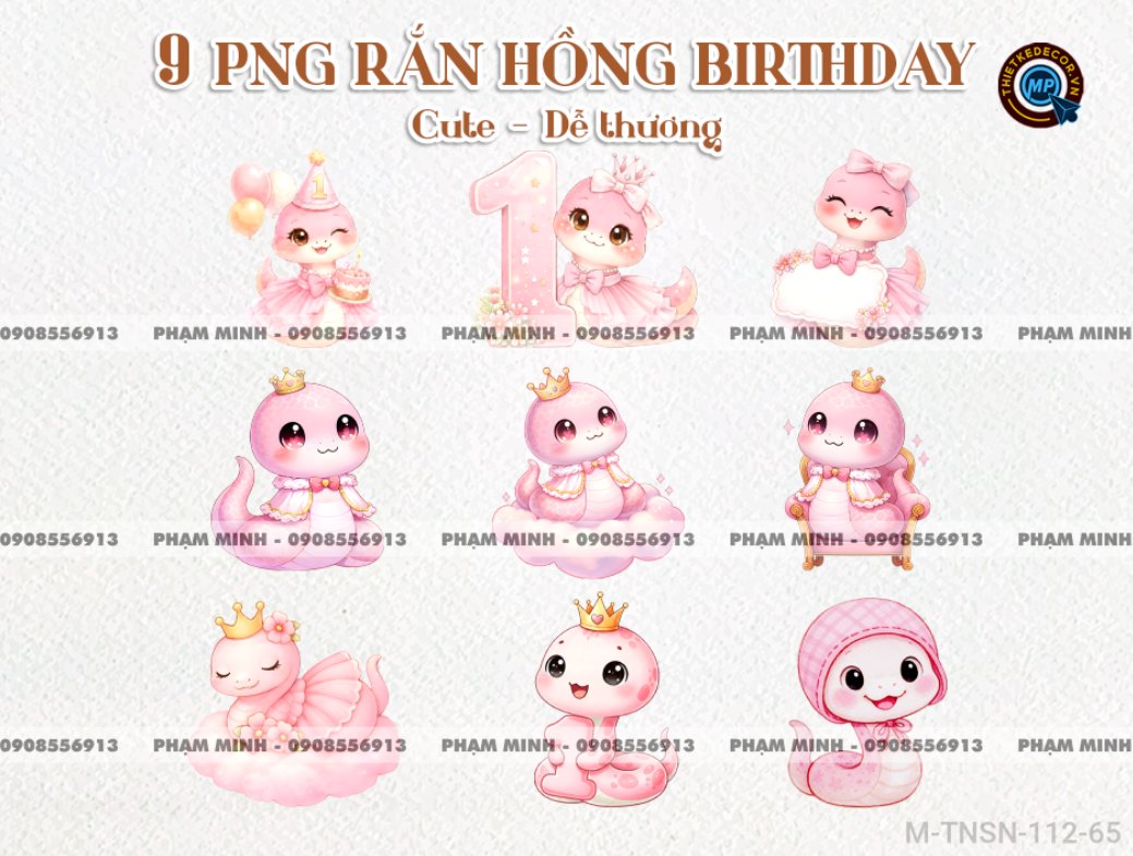 9 PNG Rắn cute dễ thương png water color màu nước đáng yêu dùng thiết kế file sinh nhật thôi nôi 1 tuổi rắn tỵ tone xanh hồng pink